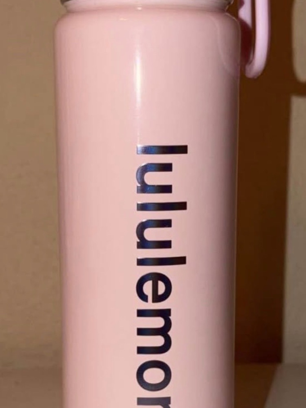 lululemon athletica Pale Pink Insulated Bottle